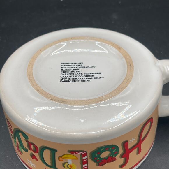 Happy Holidays Soup Mug MTY International Co., LTD - Picture 6 of 8